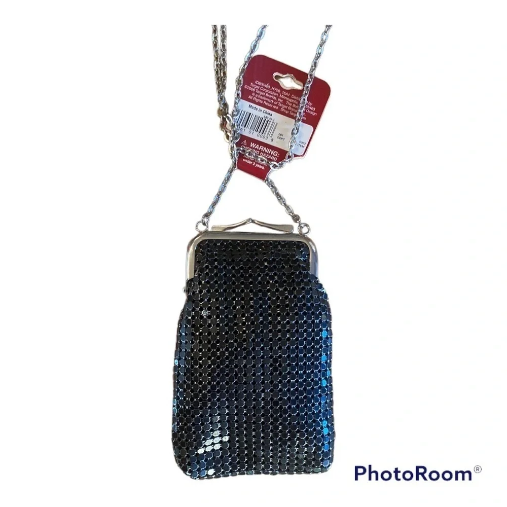 Black Frame Mini Bag Chain Strap NWT